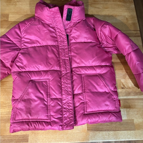 Onekid Vibrant Pink Kids Puffer Jacket size 6 like new! - Picture 1 of 7